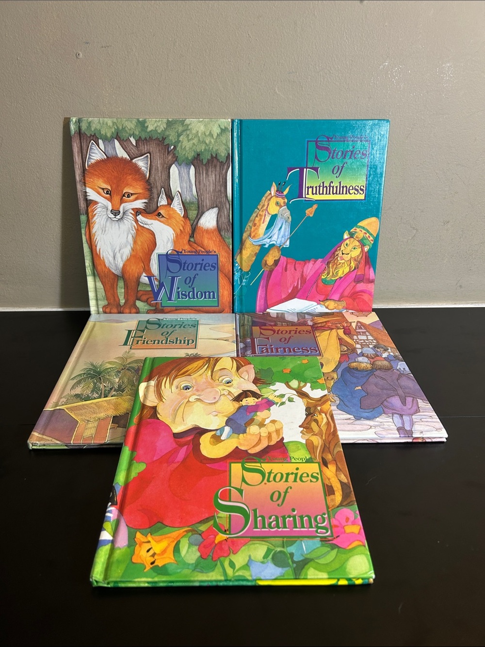 Book Set of Young People's Stories of Truthfulness, Sharing, Wisdom & Fairness